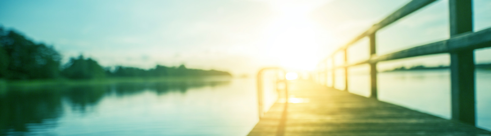 sunset on a dock